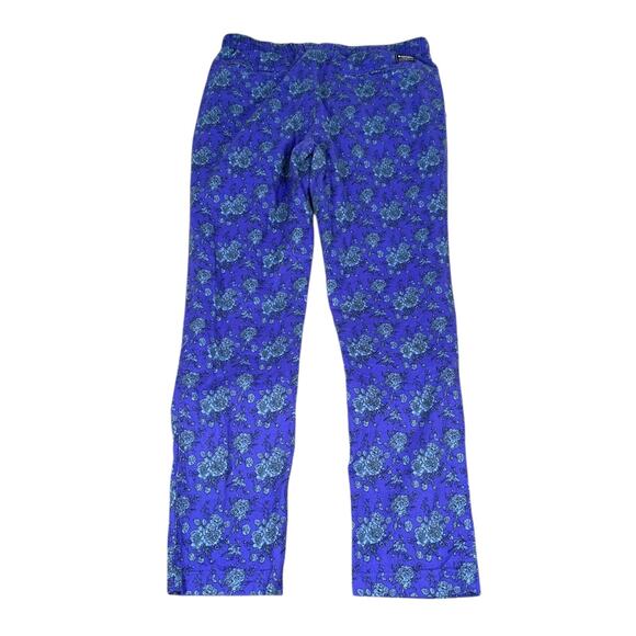 Wildfang Blue Floral Straight Leg Pants - Picture 2 of 10
